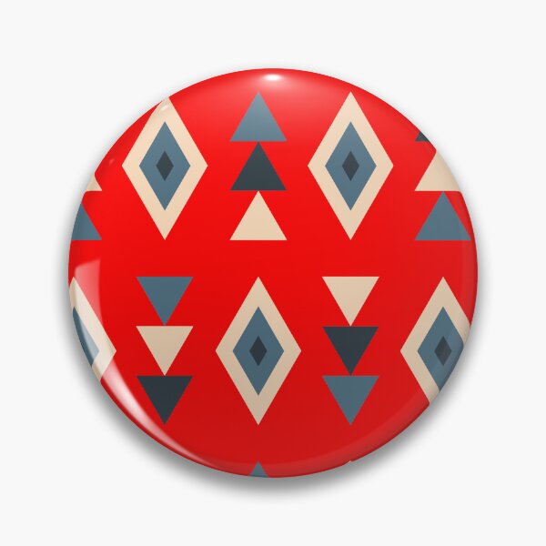 Item preview, Red Egyptian Totemic Checkerboard - Ethnic Aztec Tribal  - Gift Ideas For Women designed and sold by RoyalStarsPatts.
