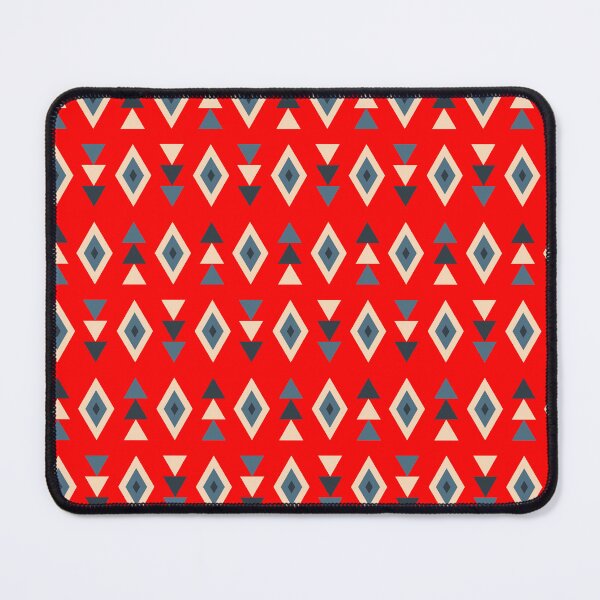 Item preview, Red Egyptian Totemic Checkerboard - Ethnic Aztec Tribal  - Gift Ideas For Women designed and sold by RoyalStarsPatts.
