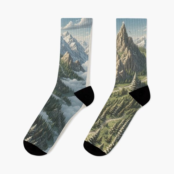 Item preview, Path to the summit, surrounded by clouds designed and sold by Mianku | Für das Leben.