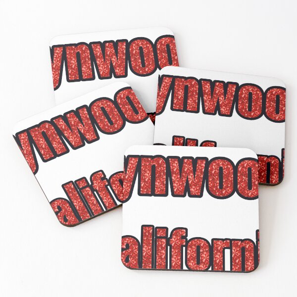 Item preview, Lynwood California City Name With Red Rhinestone designed and sold by TheIconSmith.