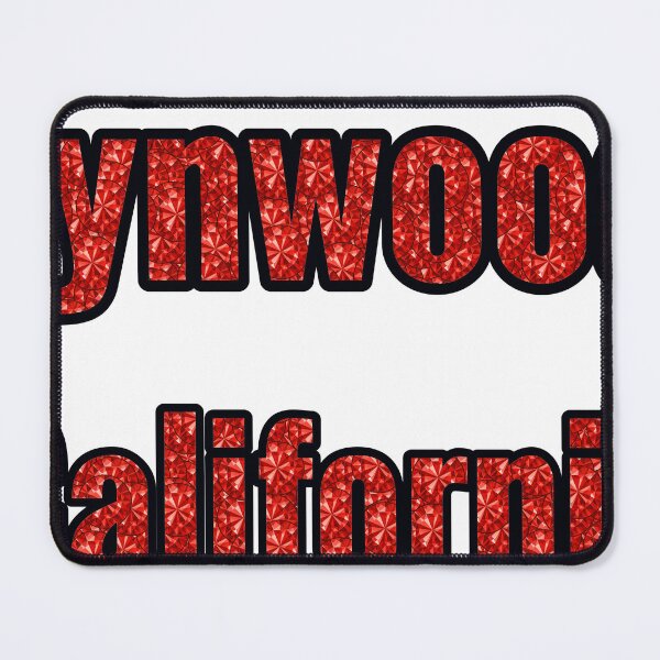 Item preview, Lynwood California City Name With Red Rhinestone designed and sold by TheIconSmith.