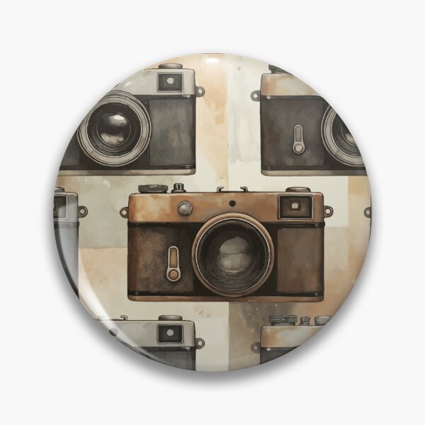 Item preview, Vintage Film Camera Retro Photography Pattern designed and sold by RidaSalArt.