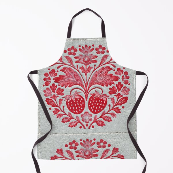 Item preview, Folk art strawberries designed and sold by MendaciousMina.