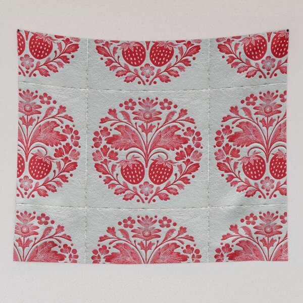 Item preview, Folk art strawberries designed and sold by MendaciousMina.