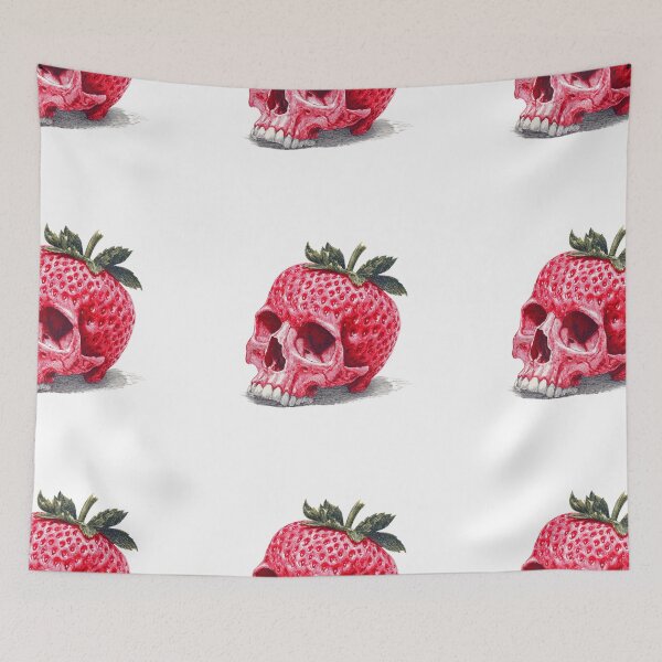Item preview, Skull strawberry designed and sold by MendaciousMina.