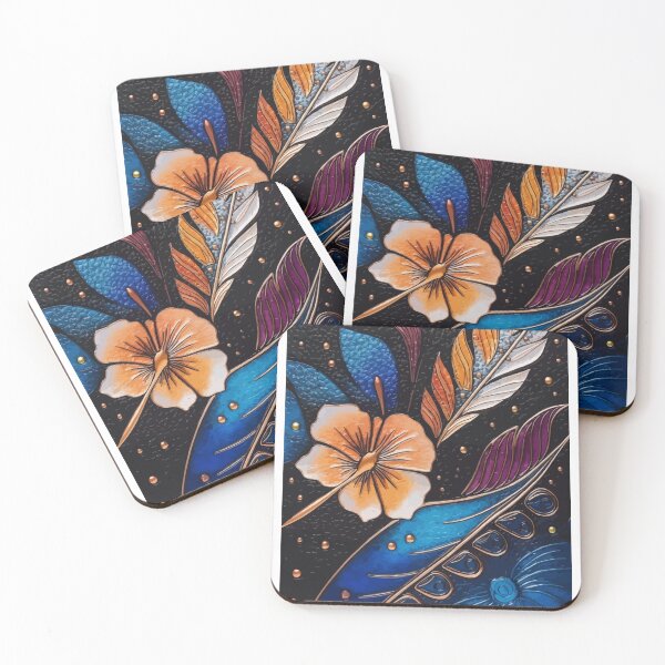 Item preview, Luminous Botanical Abstract Night Garden designed and sold by RidaSalArt.