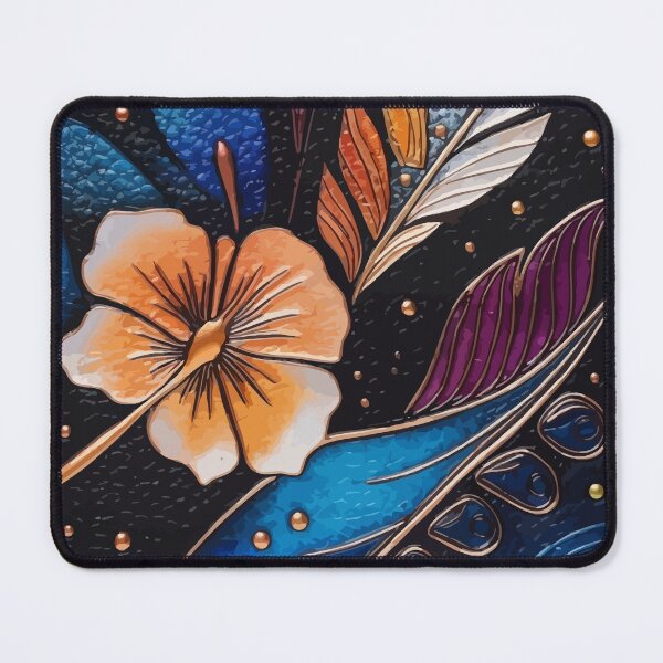 Item preview, Luminous Botanical Abstract Night Garden designed and sold by RidaSalArt.