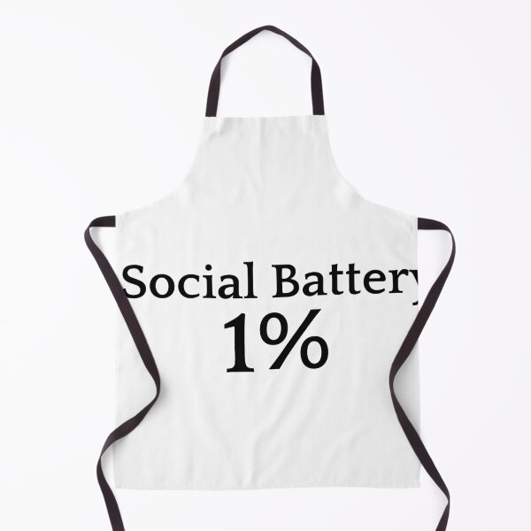 Item preview, Social Battery 1 Percent Funny Introvert Shirt designed and sold by NeonGrain.