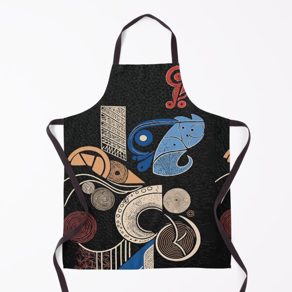 Item preview, Geometric Symbol Composition With Tribal Abstract Shapes designed and sold by RidaSalArt.