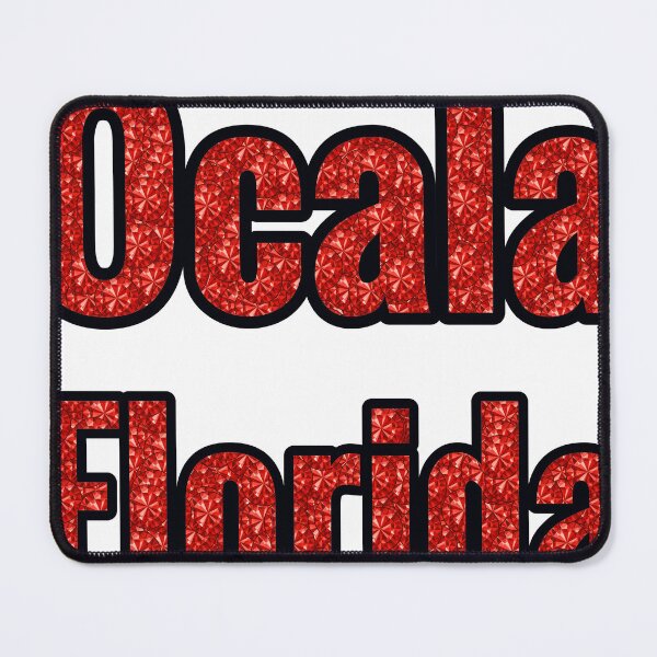 Item preview, Ocala Florida City Name With Red Rhinestone designed and sold by TheIconSmith.