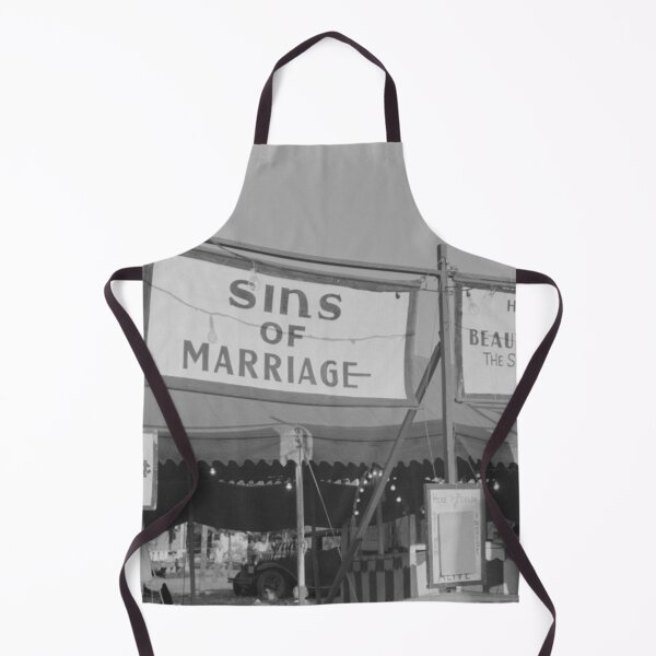Item preview, Freak show, sins of marriage and shrunken headed girl Plant City, Florida, strawberry festival and traveling side show carnival advertisement photograph designed and sold by Astrid Arkhangelsky.