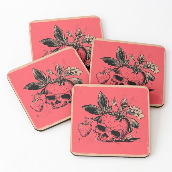 Item preview, Skull strawberry designed and sold by MendaciousMina.