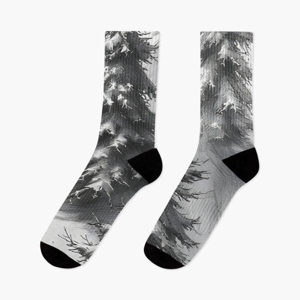 Item preview, Snow-covered fir trees in a winter landscape designed and sold by Mianku | Für das Leben.