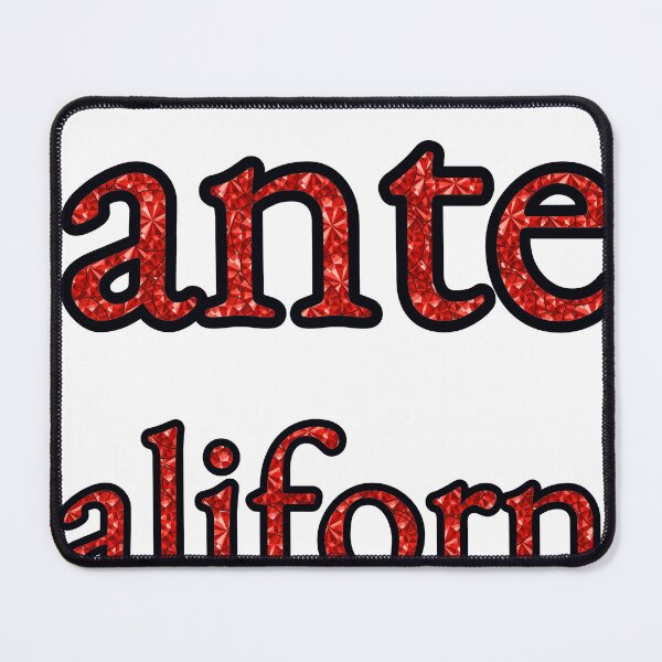 Item preview, Santee California City Name With Red Rhinestone designed and sold by TheIconSmith.