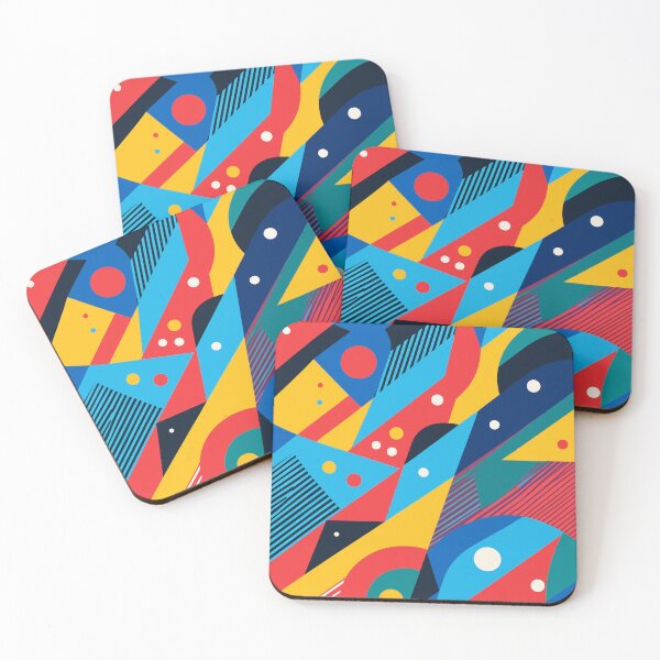 Item preview, Vibrant Retro Geometric Motion designed and sold by RidaSalArt.