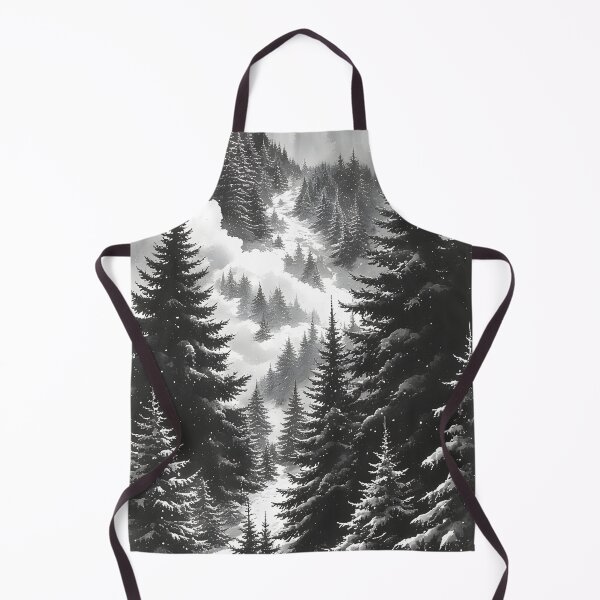 Item preview, Winter landscape with snow-covered fir trees designed and sold by Mianku | Für das Leben.