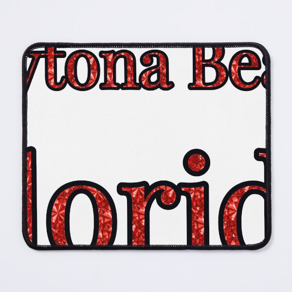 Item preview, Daytona Beach Florida City Name With Red Rhinestone designed and sold by TheIconSmith.