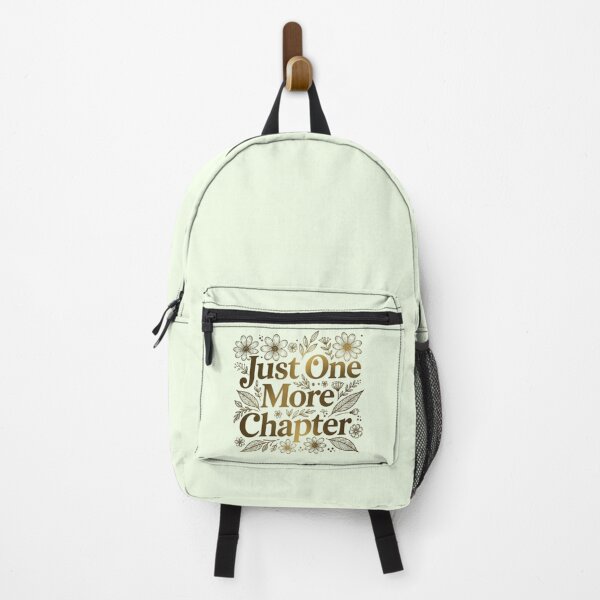 Item preview, Just One More Chapter Floral Design – Book Lover Gift, Gold Wildflower Reader Aesthetic, Bookish Quote for Women designed and sold by Syrupulse.