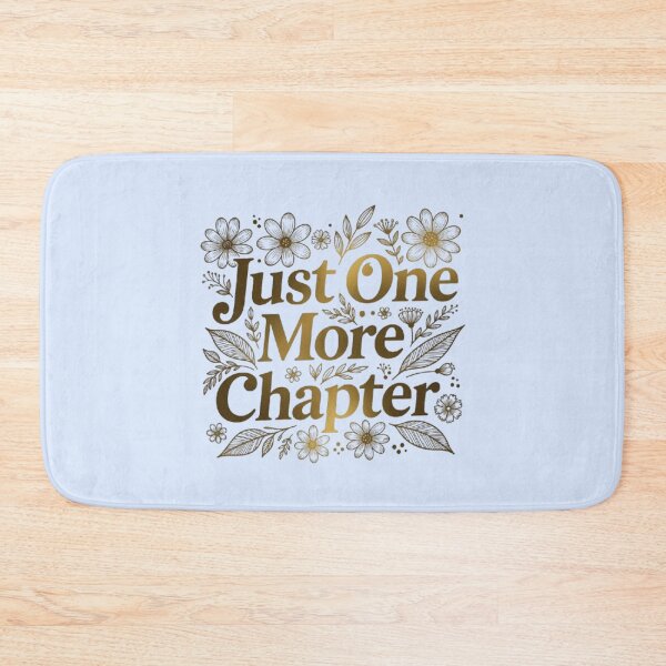 Item preview, Just One More Chapter Floral Design – Book Lover Gift, Gold Wildflower Reader Aesthetic, Bookish Quote for Women designed and sold by Syrupulse.