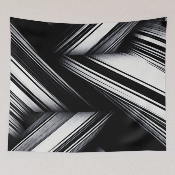 Item preview, Monochrome Speedline Geometric Impact designed and sold by RidaSalArt.