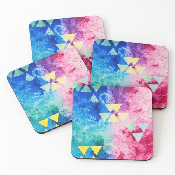 Item preview, Watercolor Geometric Triangle Harmony designed and sold by RidaSalArt.