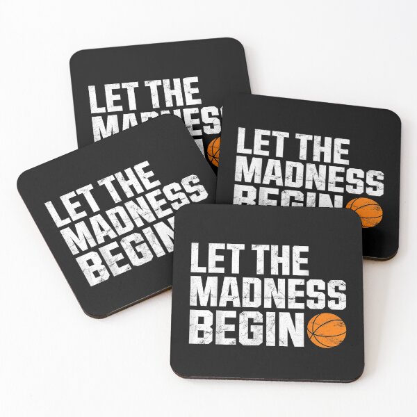 Item preview, Let The Madness Begin Basketball March Madness Vintage Distressed Sport Typography designed and sold by Capisedo.