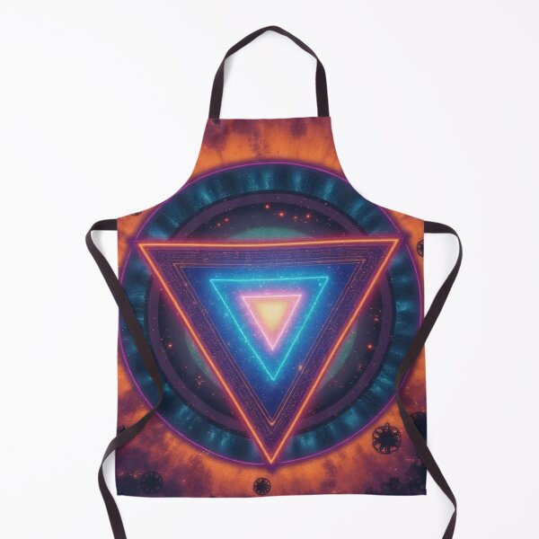 Item preview, Luminous triangles in a cosmic vortex designed and sold by Mianku | Für das Leben.