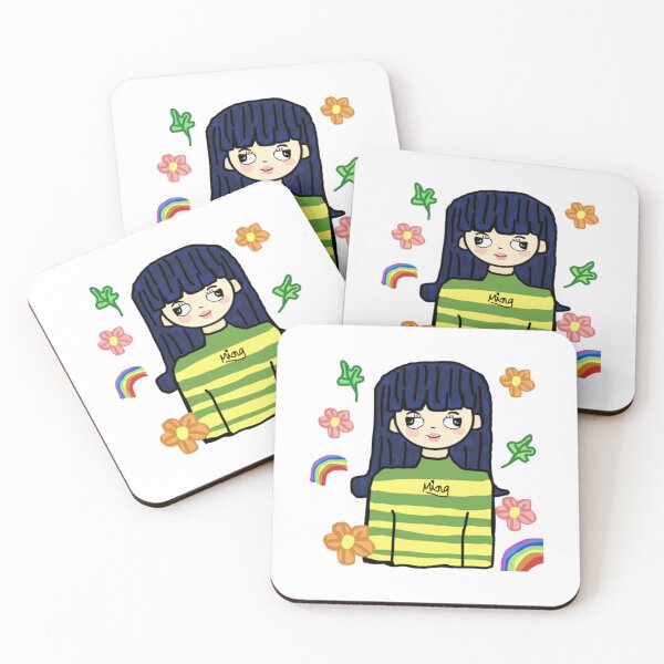 Item preview, Blue hair girl in yellow shirt designed and sold by KonstantyWajs.