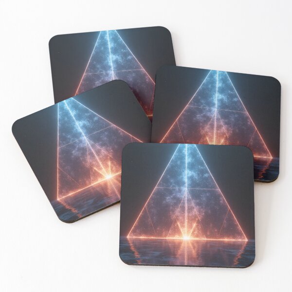 Item preview, Luminous pyramid reflected in water designed and sold by Mianku | Für das Leben.