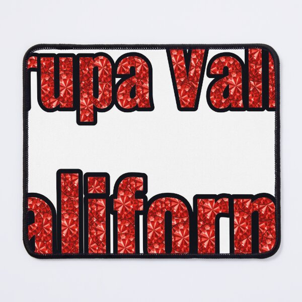 Item preview, Jurupa Valley California City Name With Red Rhinestone designed and sold by TheIconSmith.