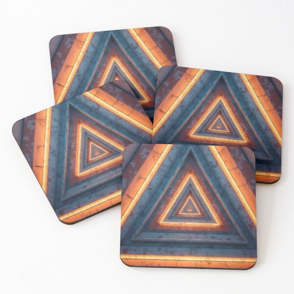 Item preview, Luminous triangles in concrete structure designed and sold by Mianku | Für das Leben.
