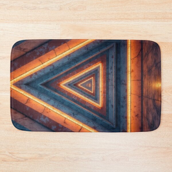 Item preview, Luminous triangles in concrete structure designed and sold by Mianku | Für das Leben.