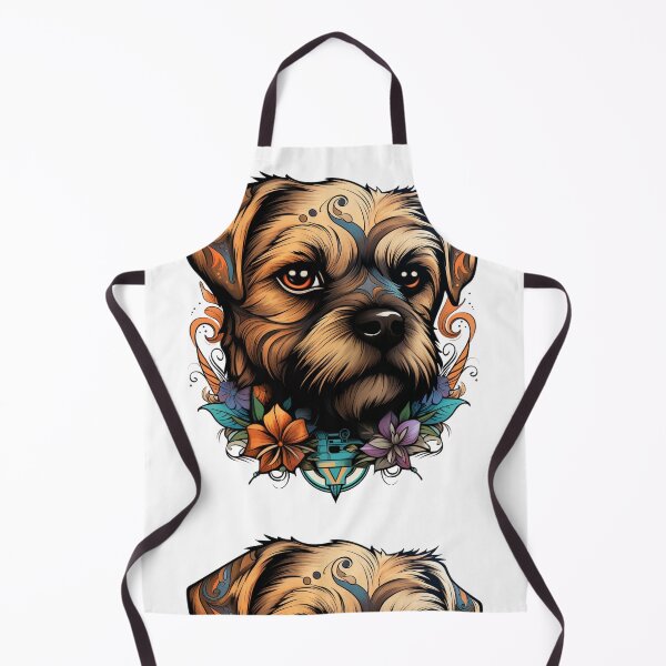 Item preview, Neo-traditional Border Terrier designed and sold by MendaciousMina.