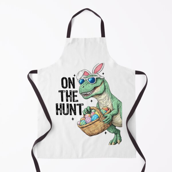 Item preview, On The Hunt T-rex Happy Easter designed and sold by Thread&Fable.