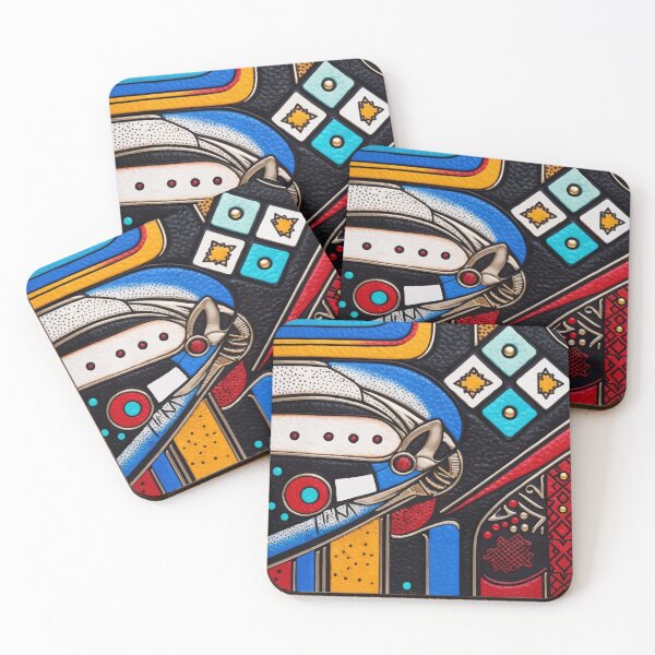 Item preview, Colorful Geometric Tribal Abstract Art designed and sold by RidaSalArt.