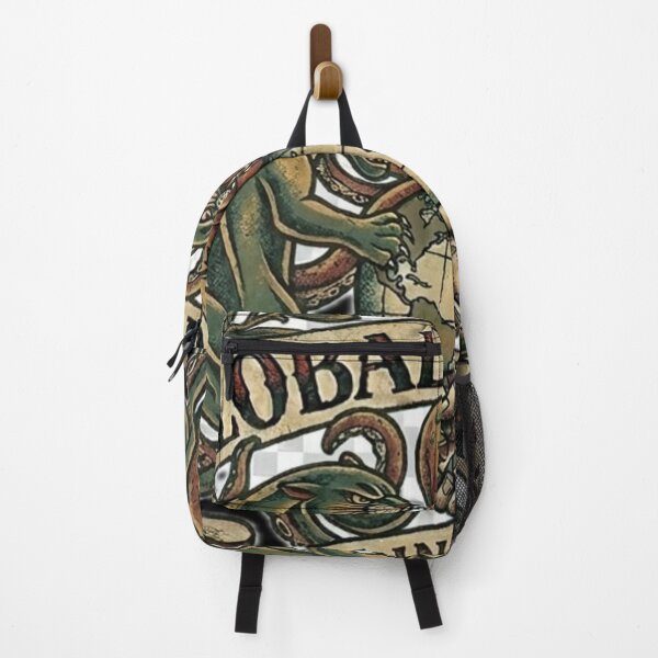 Item preview, Global Citizen Crest Tattoo – Panther & Octopus Old School Design designed and sold by EARTH PEOPLE.