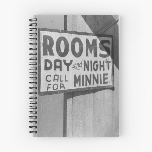Item preview, Vintage Minnie's boarding rooms, Beale Street, Memphis, Tennessee black and white photographic art print designed and sold by Astrid Arkhangelsky.
