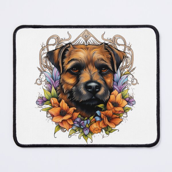 Item preview, Neo-traditional Border Terrier designed and sold by MendaciousMina.