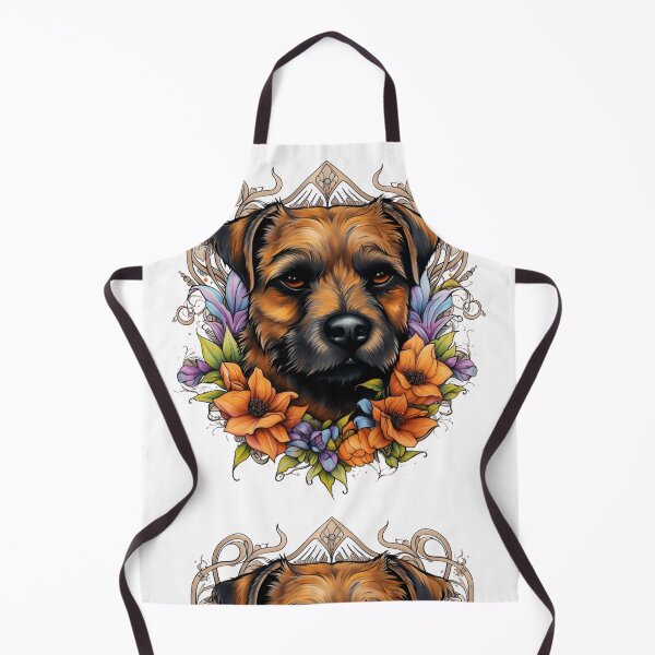 Item preview, Neo-traditional Border Terrier designed and sold by MendaciousMina.
