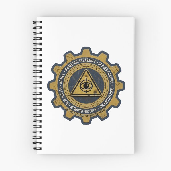 Item preview, Industrial Biometric Clearance Gear Decal designed and sold by octozap.