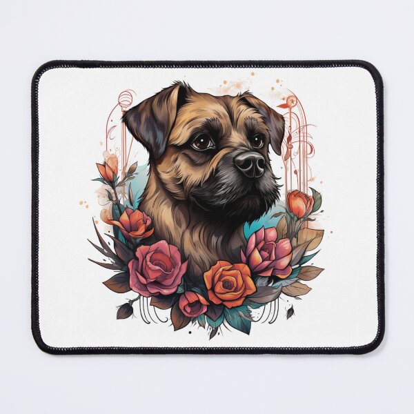 Item preview, Neo-traditional Border Terrier designed and sold by MendaciousMina.