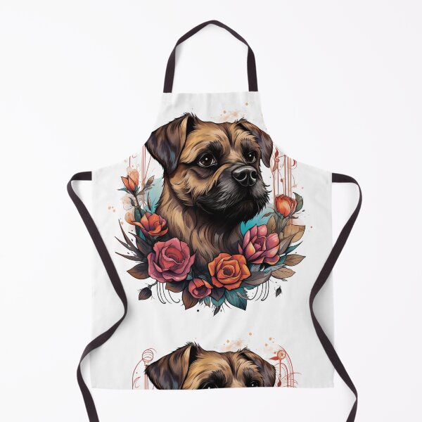 Item preview, Neo-traditional Border Terrier designed and sold by MendaciousMina.