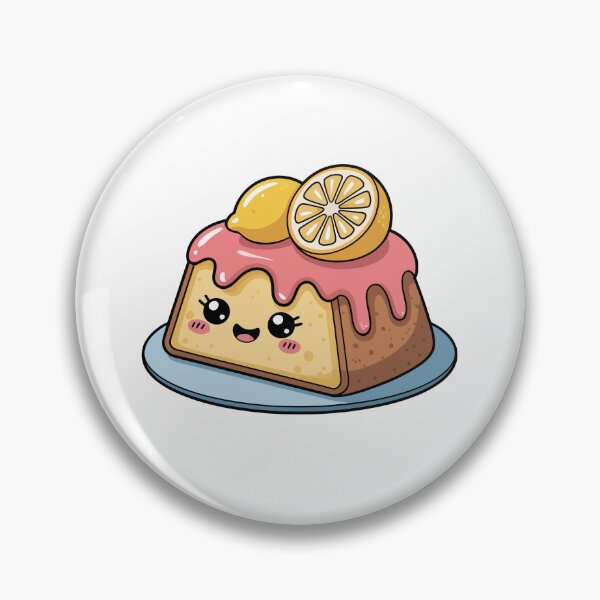 Item preview, kawaii lemon pound cake designed and sold by jkrphoto.