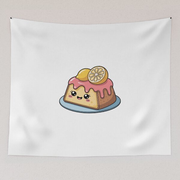 Item preview, kawaii lemon pound cake designed and sold by jkrphoto.