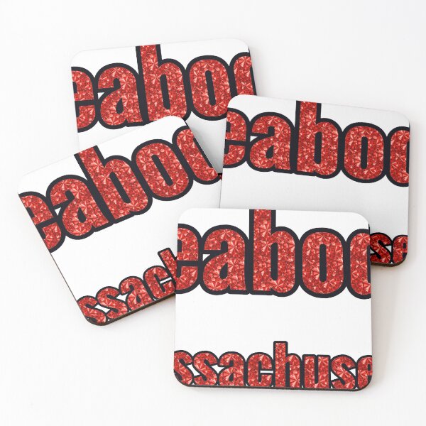 Item preview, Peabody Massachusetts City Name With Red Rhinestone designed and sold by TheIconSmith.