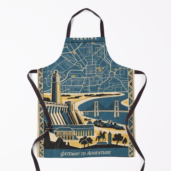 Item preview, Zaporizhzhia Ukraine Retro Vintage Travel Souvenir designed and sold by TravelersGems.
