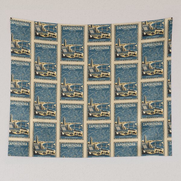 Item preview, Zaporizhzhia Ukraine Retro Vintage Travel Souvenir designed and sold by TravelersGems.