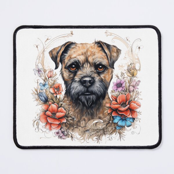 Item preview, Neo-traditional Border Terrier designed and sold by MendaciousMina.