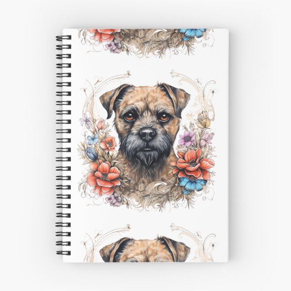 Item preview, Neo-traditional Border Terrier designed and sold by MendaciousMina.