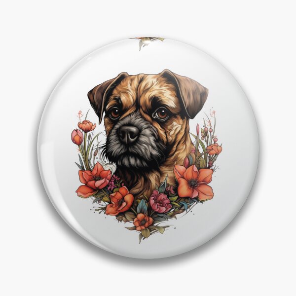 Item preview, Neo-traditional Border Terrier designed and sold by MendaciousMina.